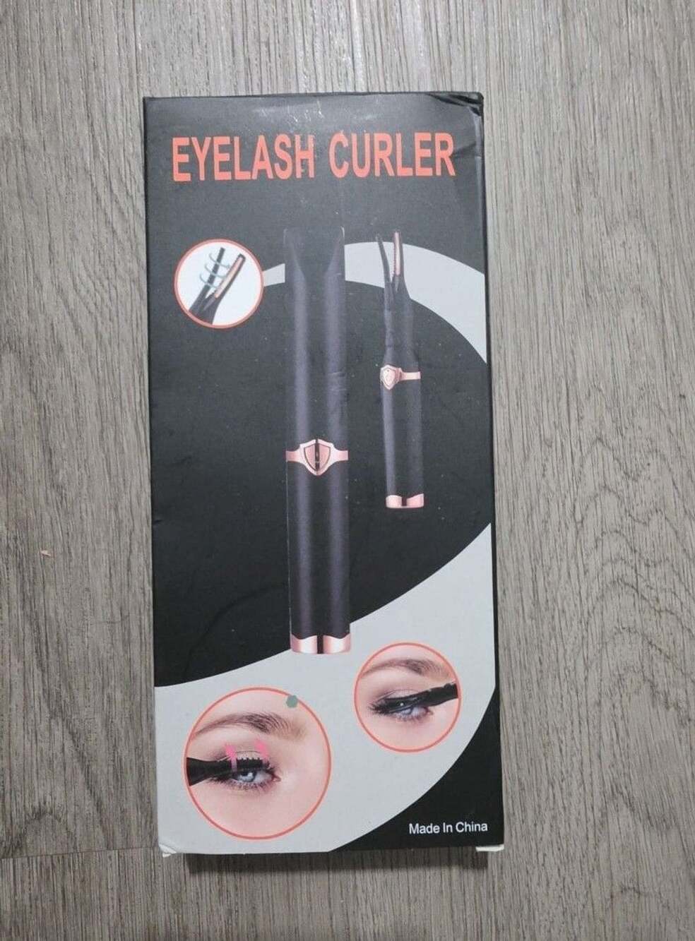 Unbranded Electric Heated Eyelash Curler JN-008 Black USB Rechargeable